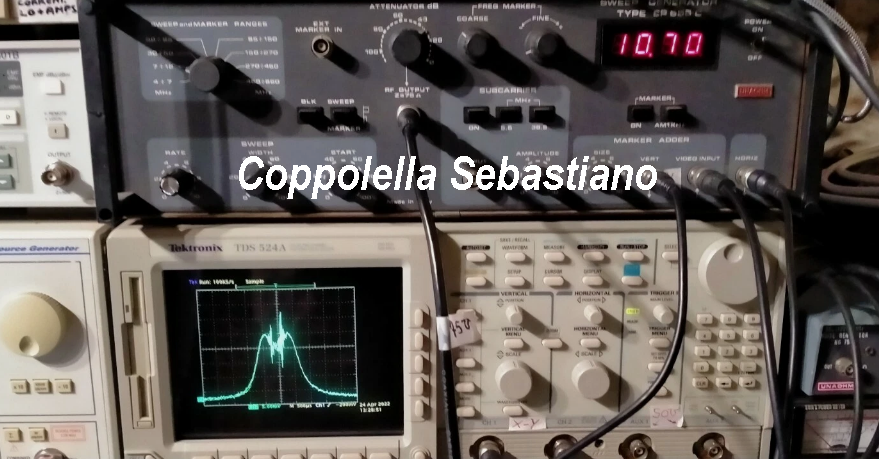 risposta in frequenza del filtro MF