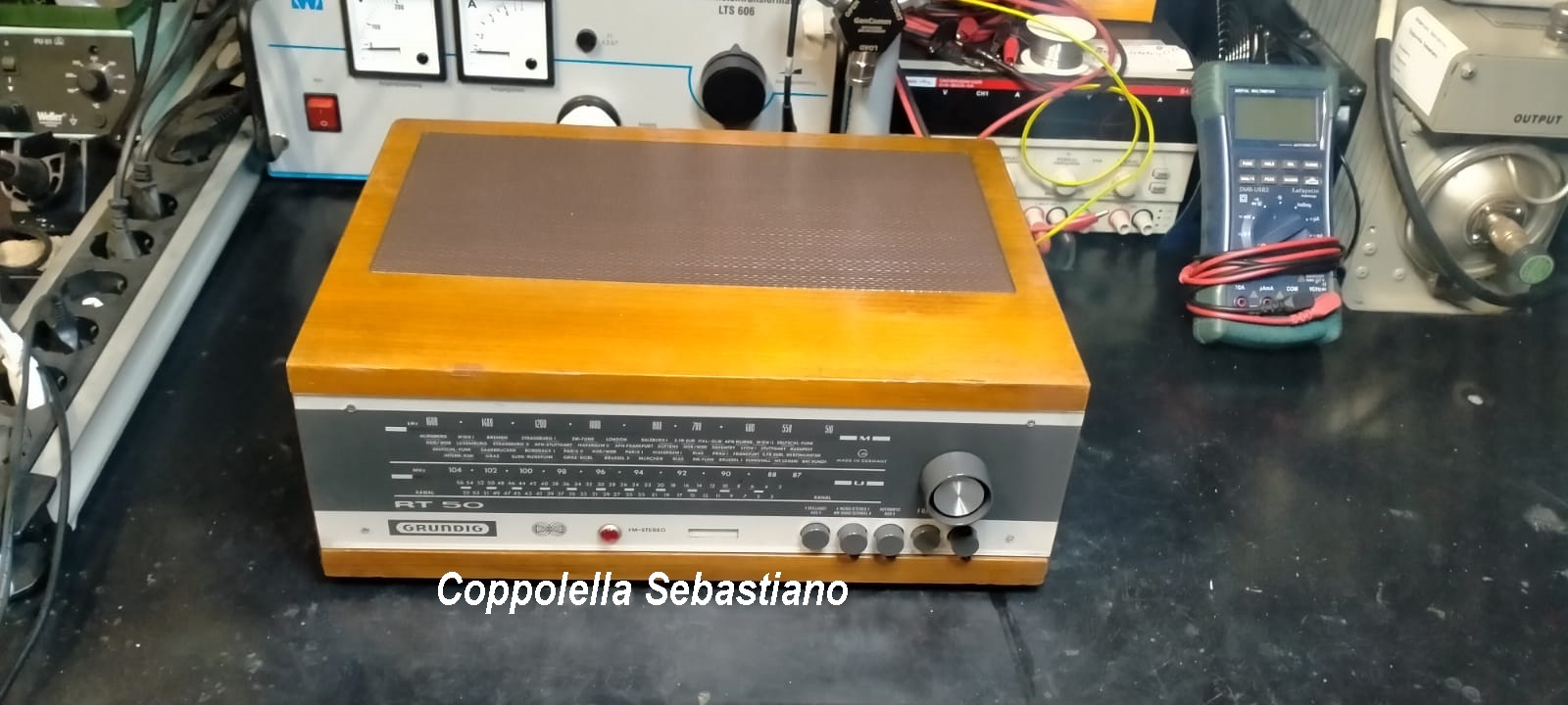 Sintonizzatore Grundig RT-50 dopo il restauro