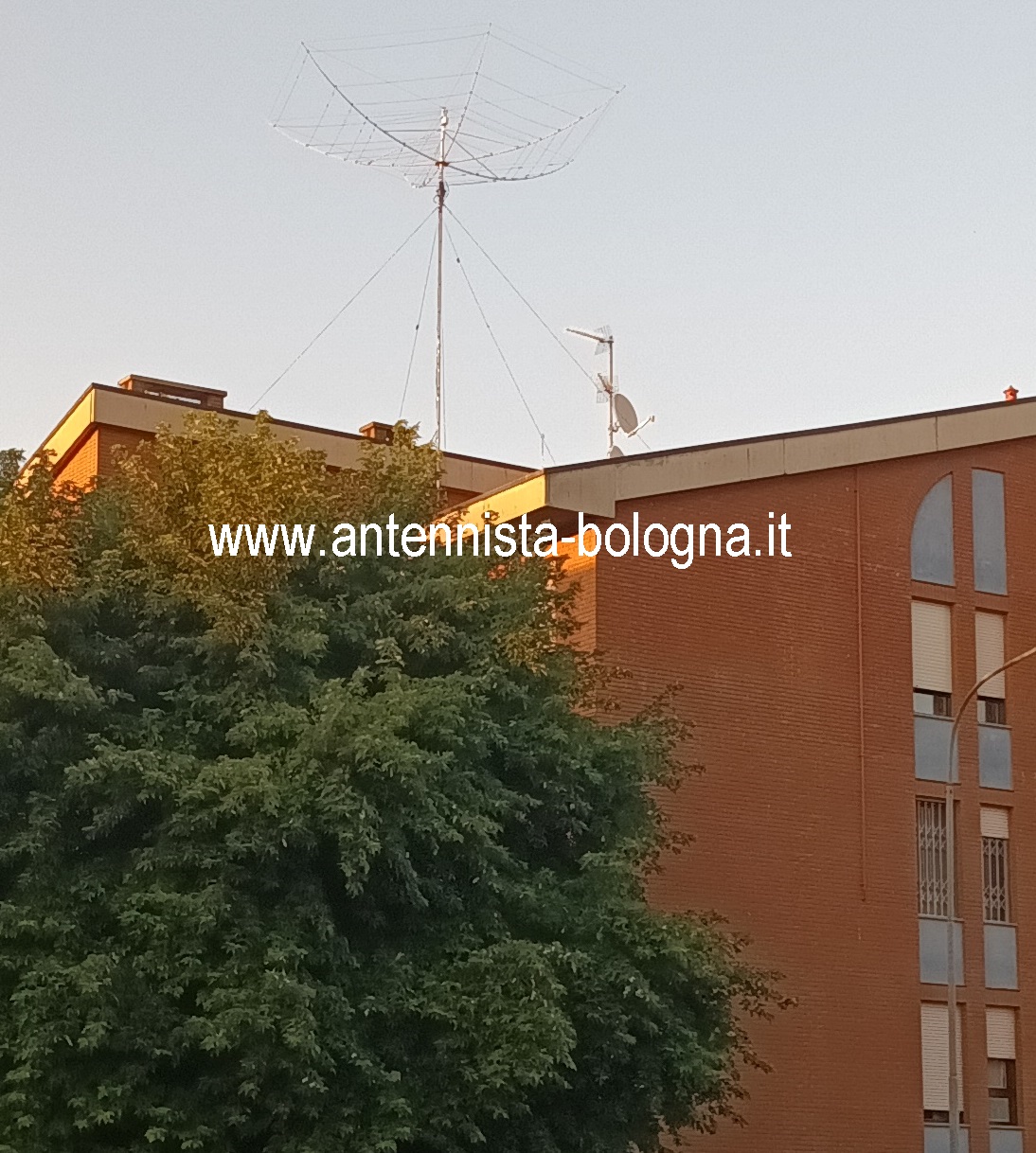 Antenna Hexbeam 6 bande - Castel San Pietro Terme (BO)